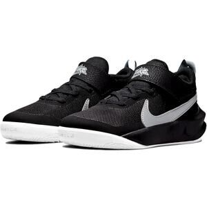 NWT Nike Unisex-Child Running Shoes Sneaker,Black/Silver/Volt/White-SZ 3